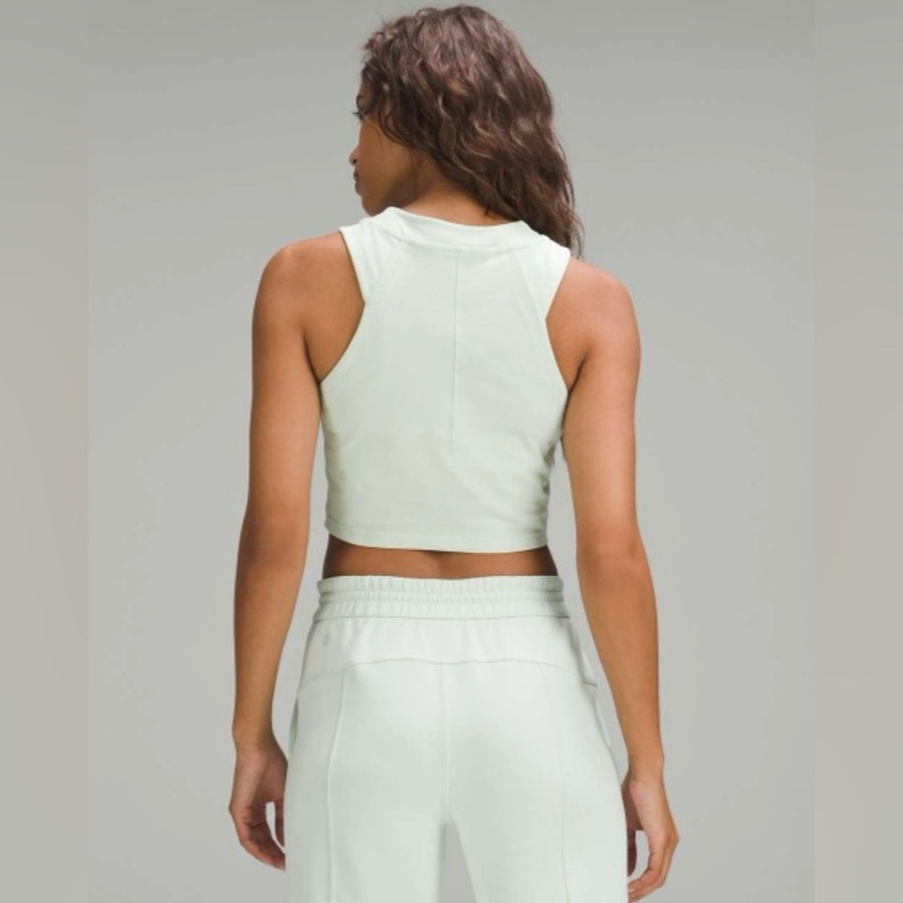 EUC 🍋 Lululemon Heavyweight Cotton Cropped Tank Top - Picture 2 of 9
